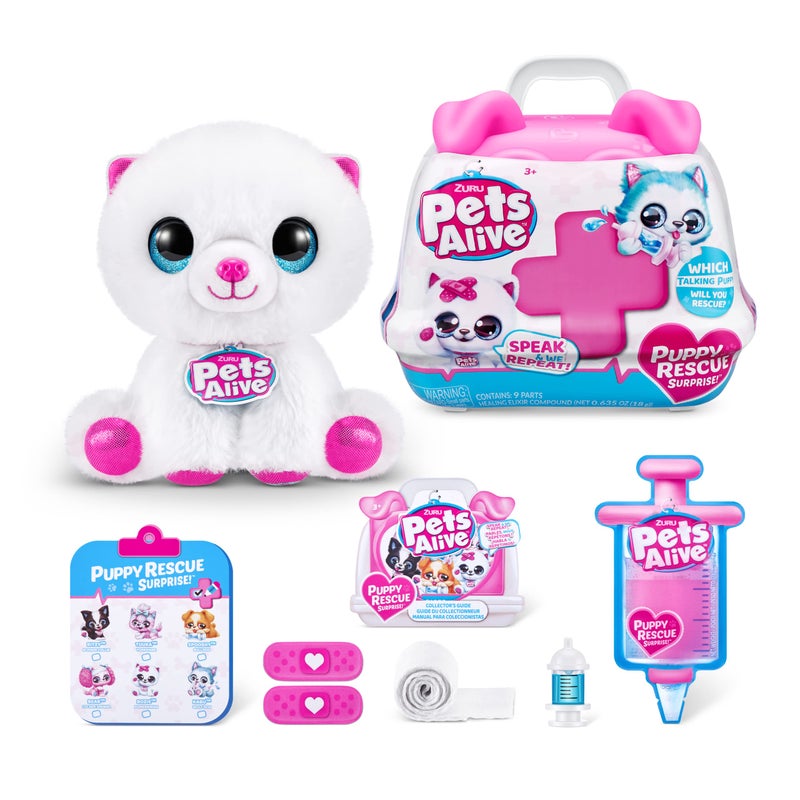 Pets Alive Pet Shop Surprise S3 Puppy Rescue Pomeranian by ZURU Surprise Puppy Plush Ultra Soft Plushies Compound Surprises Inside Interactive Toy Pets Electronic Speak and Repeat Series 3 - Image 3