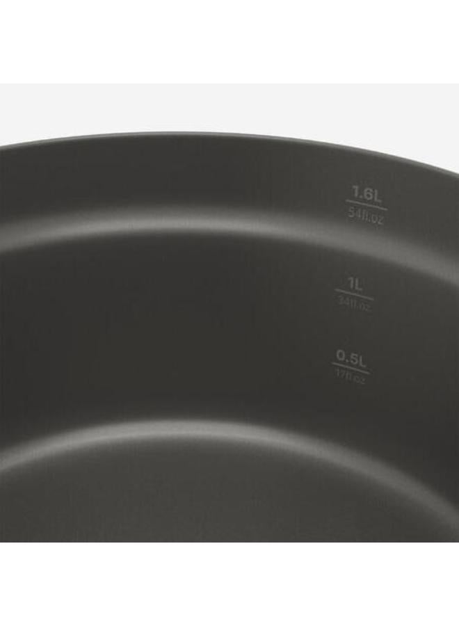 كيتشوا طقم أدوات طهي للتخييم ستانلس ستيل غير لاصقة لفردين 15 قطعة - Image 4