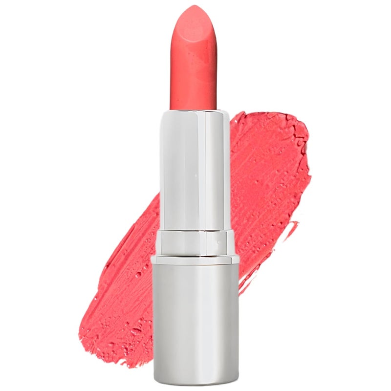Honeybee Gardens Honeybee Gardens Truly Natural Long Lasting Lipstick, Bermuda, Matte Medium Coral Pink, Naturally Hydrating & Nourishing, Vegan, Gluten-Free & Cruelty-Free, 0.13 oz / 3.8 g