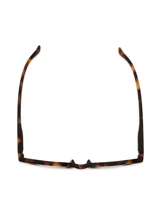 Foster Grant Everett Pop of Power Bifocal Style Blue Light Round Reading Glasses, Matte Tortoise, 48mm - Image 4