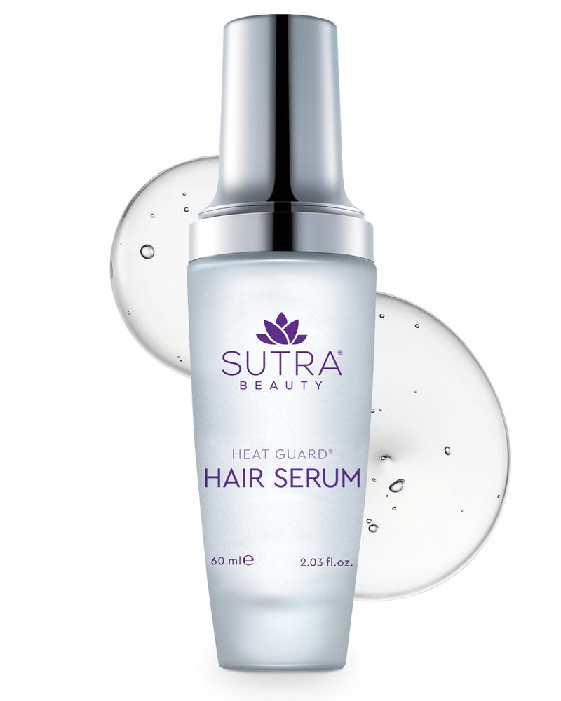 SUTRA Heat Guard Hair Serum for Frizzy Dry  Damaged Hair  Thermal Protecting Serum Hydrates Protects  Repairs Against Heat with Hyaluronic Acid  Jojoba Oil  AntiFrizz Haircare Products