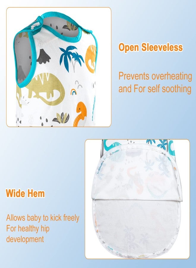 MooMoo Baby Sleep Sack Baby Cotton Wearable Blanket Snap and Zipper Closure Fit Babies Ages 6-12M - Image 5