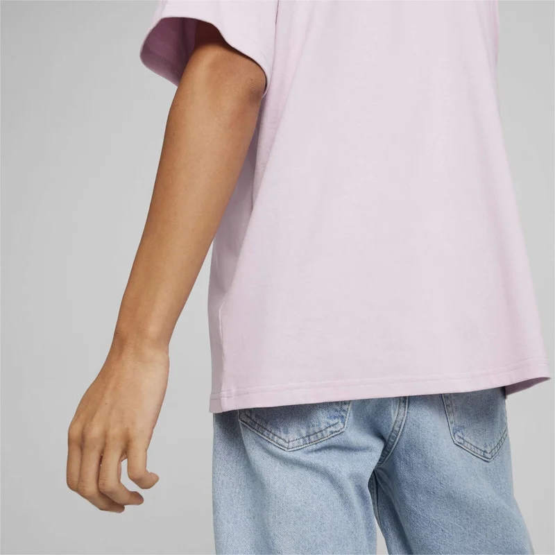 PUMA Men's Grape Mist Better Classics Oversized Tee Lilac Men's T-Shirt