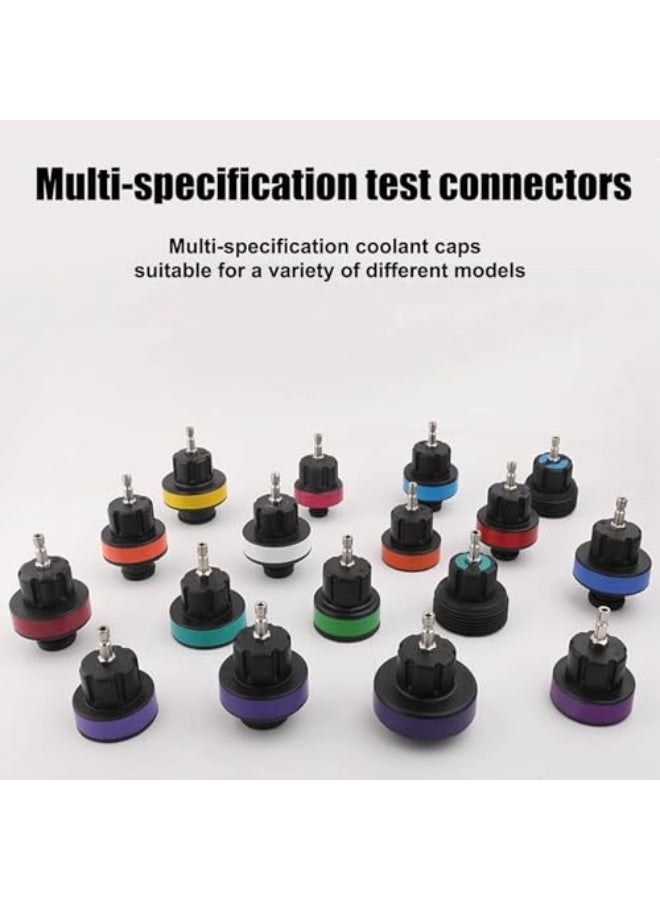 Generic Foloose 28pcs Coolant Pressure Tester Kit Radiator Pressure Tester Kit Equipped with a Toolbox, Suitable for Cooling Systems in Automobiles, Motorcycles, and Trucks  - Image 5