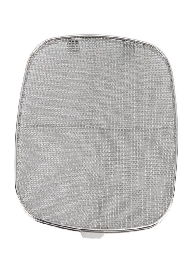 Fryer Splatter Screen 304 Stainless Steel Double Deck Fryer Splatter Shield for Oval Barbecue Machine Home - Image 4