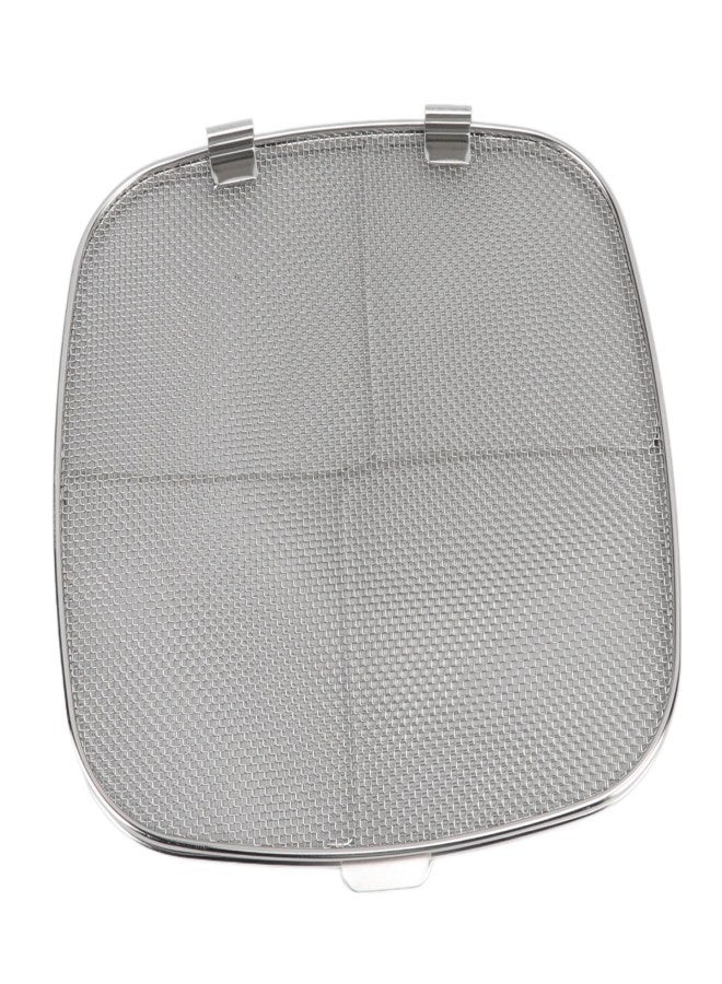 Fryer Splatter Screen 304 Stainless Steel Double Deck Fryer Splatter Shield for Oval Barbecue Machine Home - Image 3