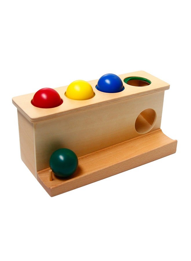 LEADER JOY Montessori Toddlers Wooden Push Ball Toys Baby Preschoolers Toys Push Toys - Image 1