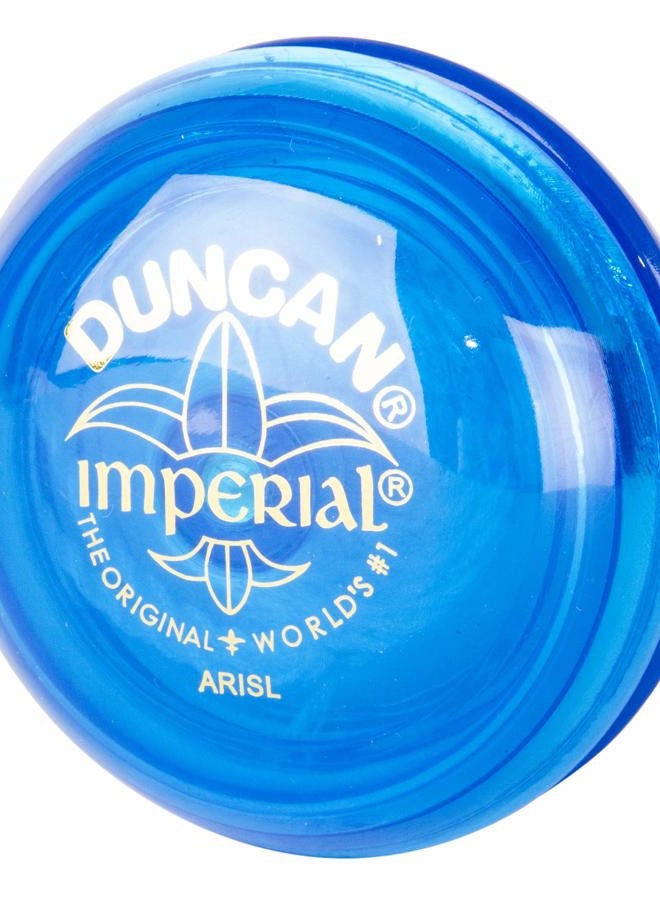 Duncan Toys Imperial Yo-Yo, Beginner Yo-Yo with String, Steel Axle and Plastic Body, Blue - Image 2