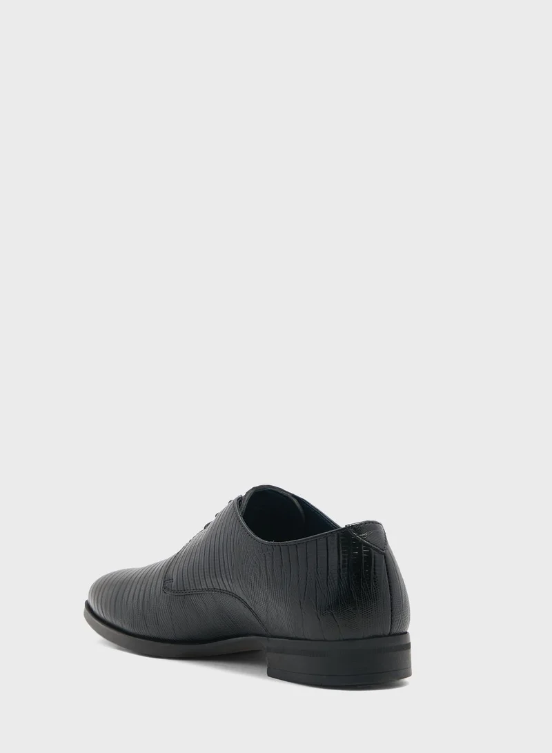 روبرت وود Snake Print Formal Lace Ups
