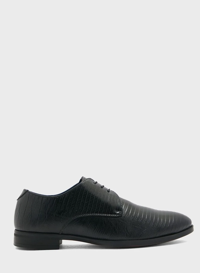 روبرت وود Snake Print Formal Lace Ups