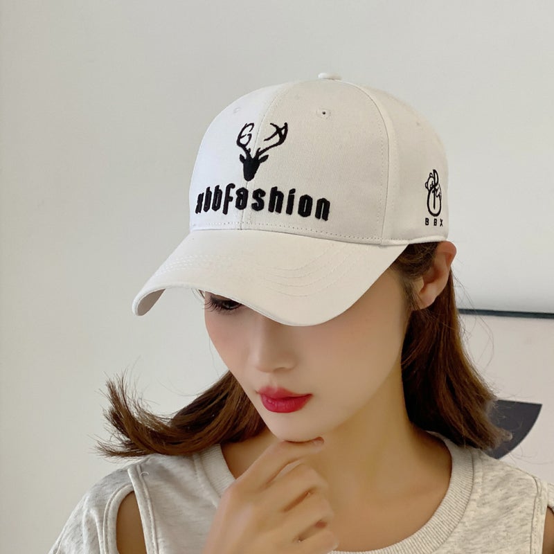 Letter Cap Unisex Spring Couple Fashion Sun Protection Hat Cotton - Image 1