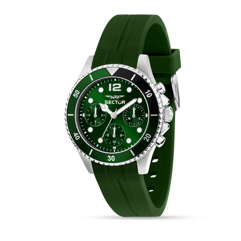 Sector  230 collection Men's Green Silicon watch - R3251161051 for Men | Best Price UAE
