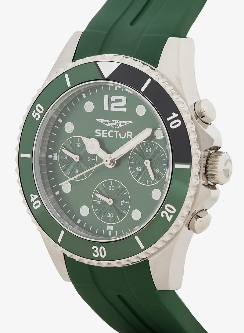 Sector 230 collection Men's Green Silicon watch - R3251161051