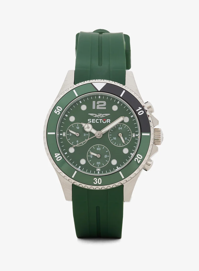 Sector 230 collection Men's Green Silicon watch - R3251161051