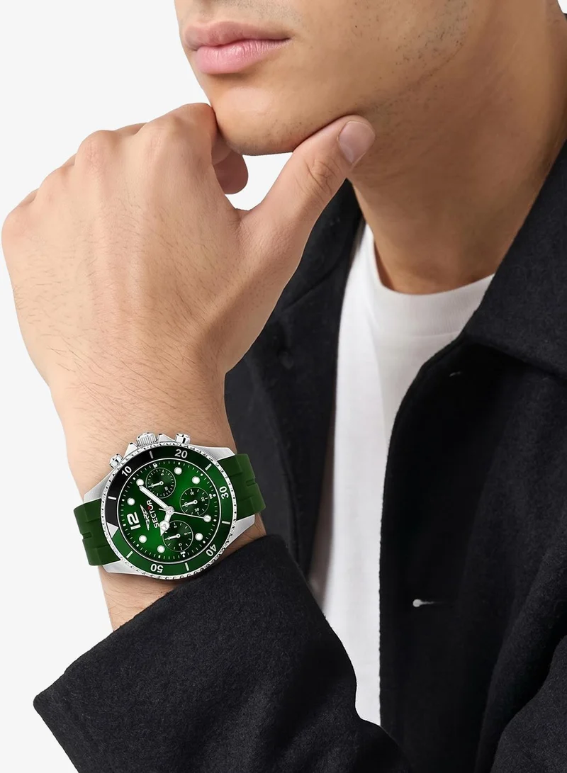 Sector  230 collection Men's Green Silicon watch - R3251161051 for Men | Best Price UAE