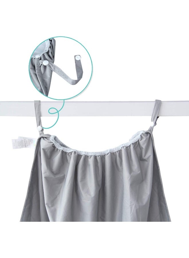 Biloban - Biloban Reusable Diaper Pail Liner Bags 2 Pack for Ubbi Diaper Pail, Water-Resistant, Large Capacity Washable Wet Bag for Cloth Diaper, Laundry, Kitchen Garbage - Image 1