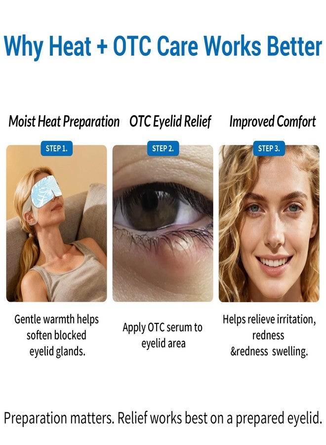 Stye Eye Treatment 2 Kits, Serum & 10 Pcs Stye Eye Relief Compress Mask - Image 4