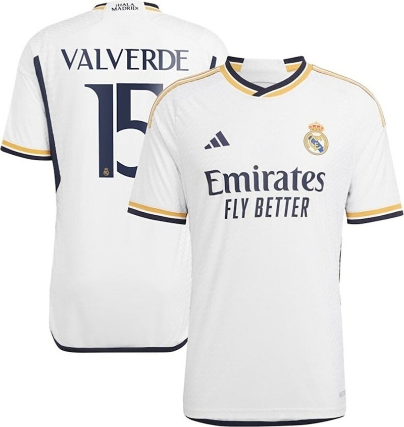 Real Madrid 2023/24 Federico Valverde Home Jersey