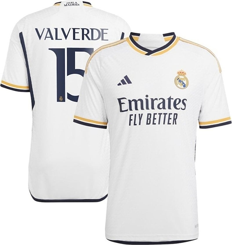 Real Madrid 2023/24 Federico Valverde Home Jersey