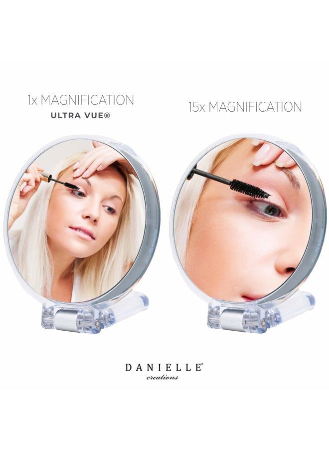 DC DANIELLE Danielle Magnification Folding Makeup Mirror - Image 3