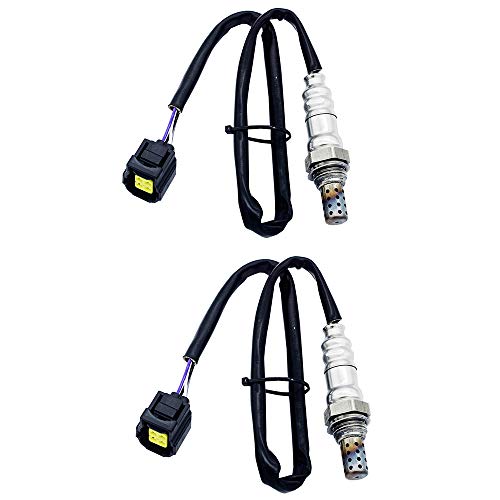 higherbro 2PCS Oxygen O2 Sensor 1 & 2 for 2007 2008 2009 2010 Jeep Compass 2.0L 2.4L Upstream + Downstream - Image 1