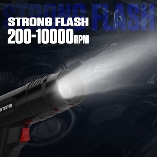 AUTOOL Timing Light 12V, Engine Timing Gun Strong Flash Lights with Sliding Sensor Clip for Car, Motorcycle, Marine - Image 2