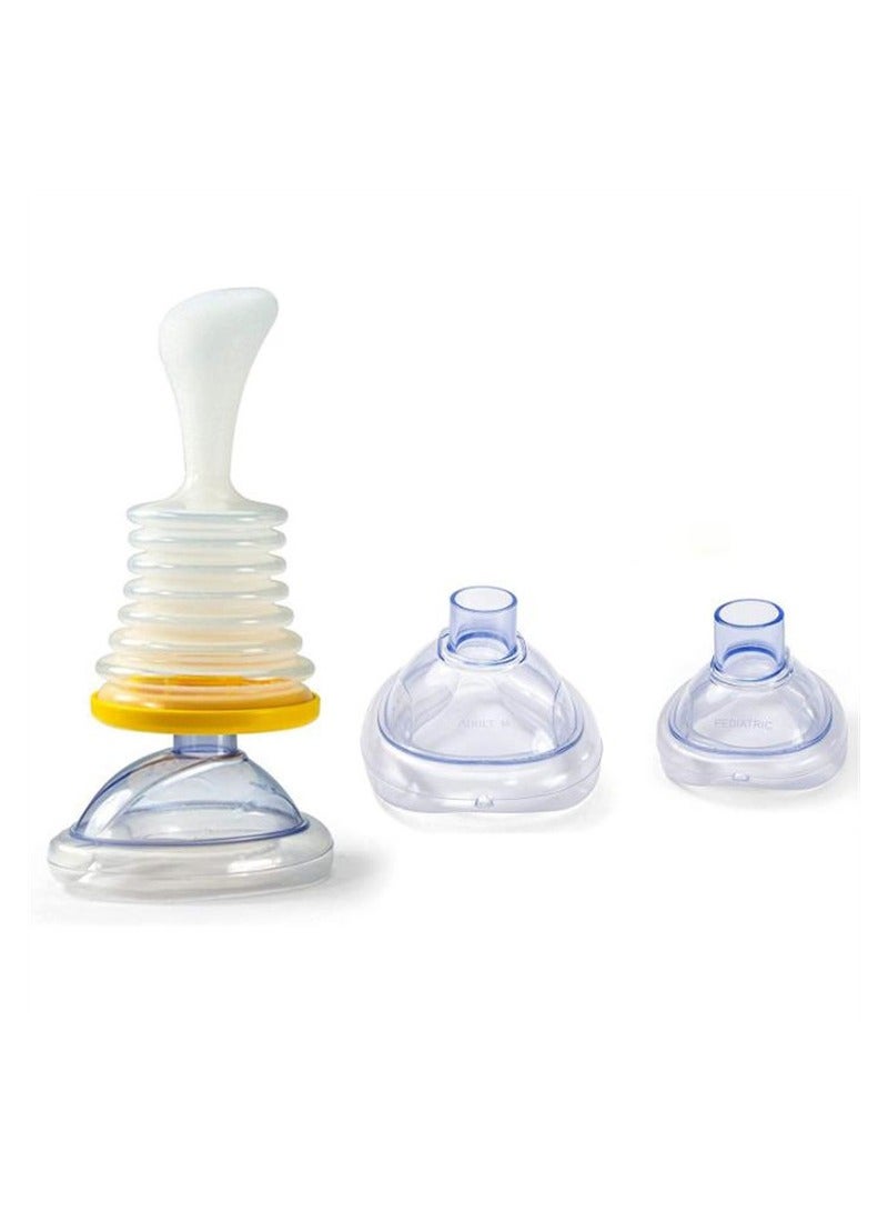 XiuWoo Choking Emergency Device, Effective Children and Adult Device Home Kit, Home First Aid Kit, Equipped with Two Size Masks  - Image 1