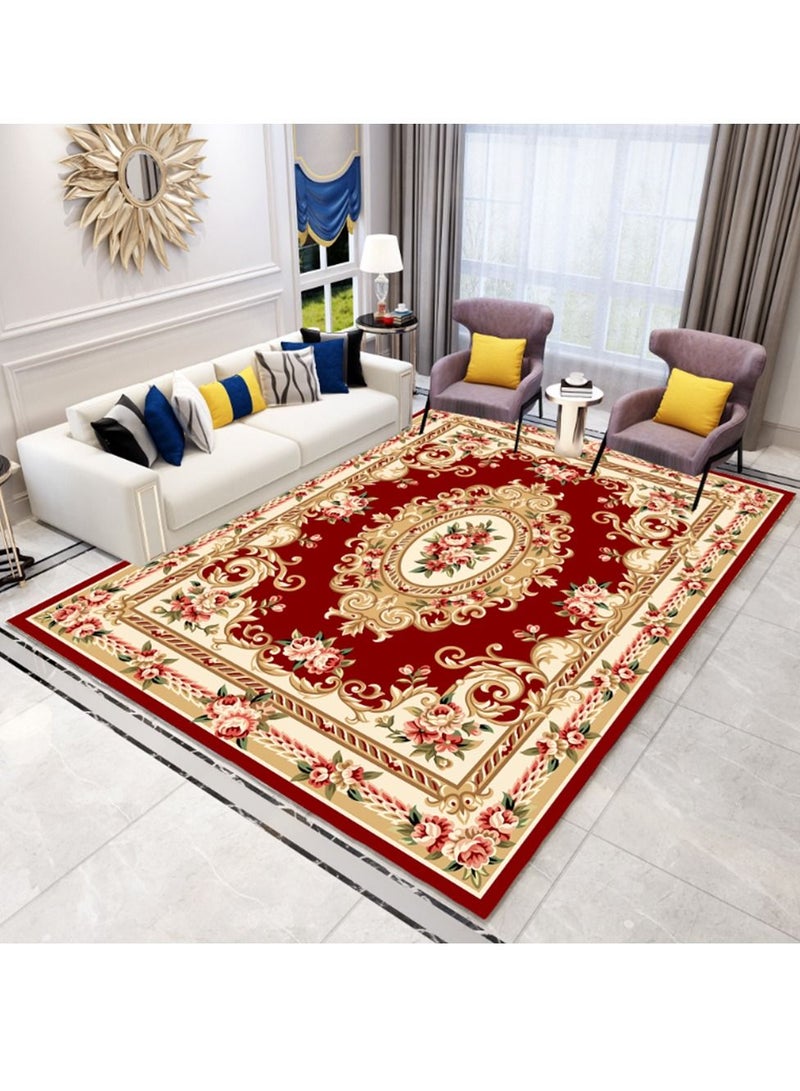Sharpdo Area Rugs Modern Simple Short Pile Carpet Living Room Bedroom Rug Anti-slip Floor Carpet Home Decor 160 * 230 CM - Image 1