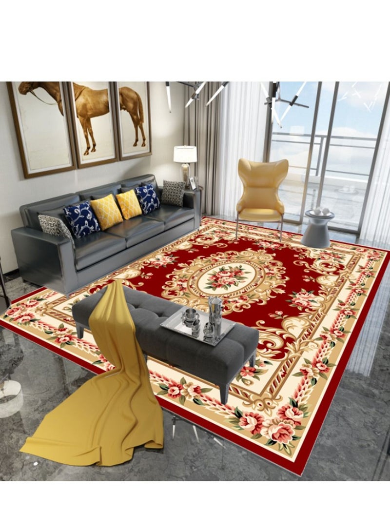 Sharpdo Area Rugs Modern Simple Short Pile Carpet Living Room Bedroom Rug Anti-slip Floor Carpet Home Decor 160 * 230 CM - Image 2