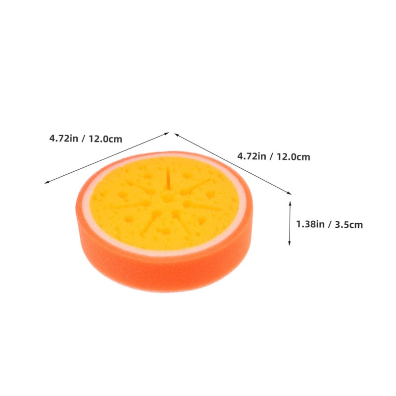12Pcs Cartoon Fruit Kitchen Sponges Reusable Dish Washing Scrubber Pads Multifunctional Cleaning Tool - Image 3