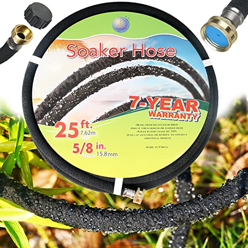 Cuckoo خرطوم كوكو المنقوع بقطر 5/8 بوصة - مطاط ثقيل - يوفر 70% من الماء - رائع لأسرة الزهور في الحديقة. (25 قدم) - Image 4