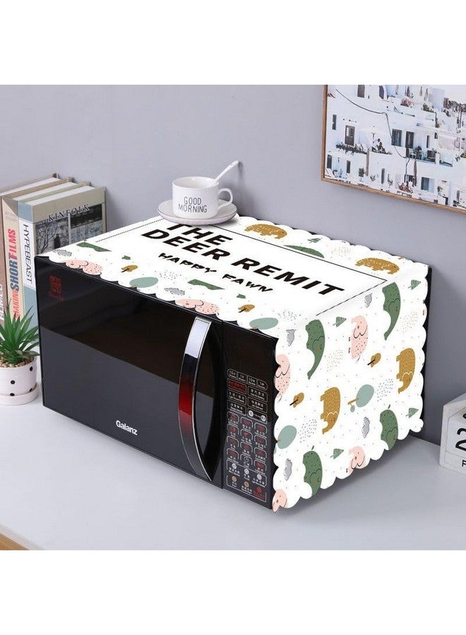 DARSHANAM WORLD Microwave Oven Cover, Waterproof Modern Design Kitchen Oven Cover Attractive Decorative Dust Proof Appliance Oven Top Cover (100 x 35 cm) (Elephant Design) - Image 5