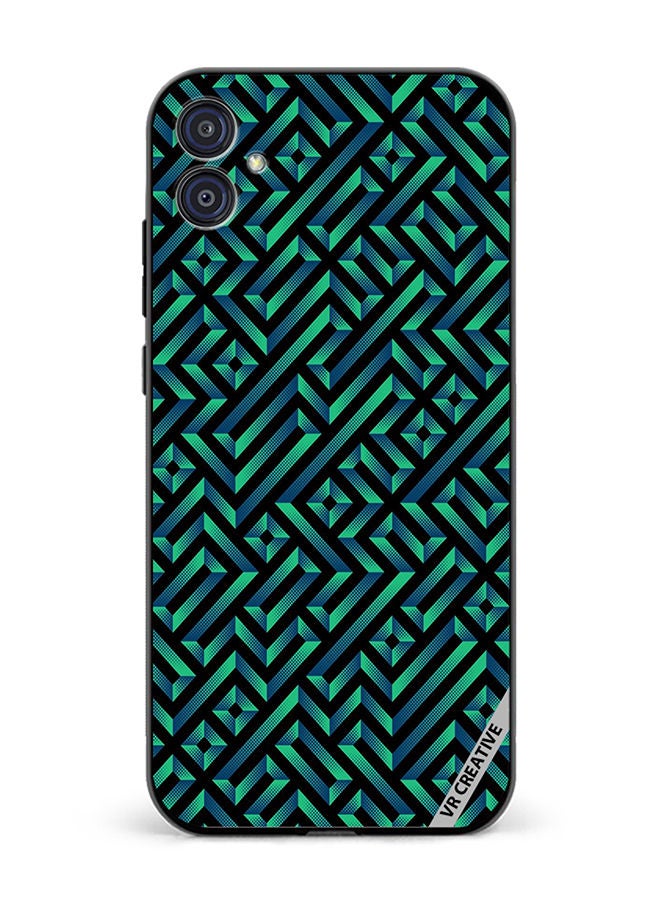 VR CREATIVE Protective Case Cover For Samsung Galaxy M04/F04 Geometric Pattern Design Multicolour - Image 1