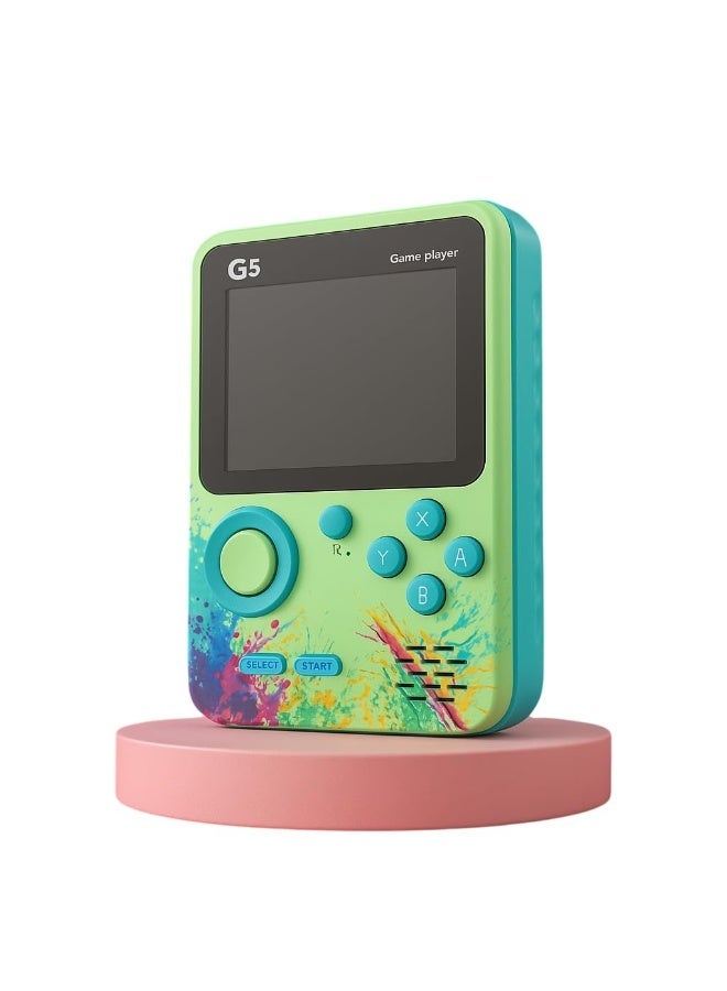 G5 Handheld Game Console with 3.0-inch Color Screen, 500 Retro Games, Graffiti Design - Image 2