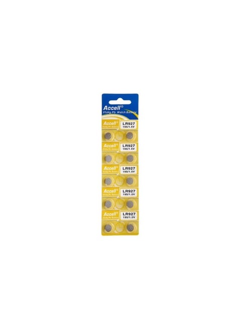 10-Pieces Accell AG7 LR927 (195) Alkaline 1.5V Batteries