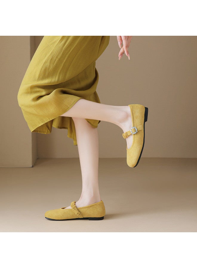 15MINS Spring-summer 2025 New Sweet Flat Mary Jane Shoes fruit Candy Color Palette lightweight Comfortable Women's Loafers - Image 2