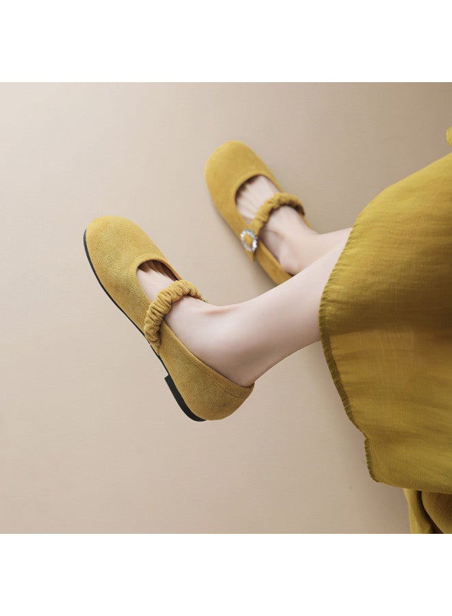 15MINS Spring-summer 2025 New Sweet Flat Mary Jane Shoes fruit Candy Color Palette lightweight Comfortable Women's Loafers - Image 3