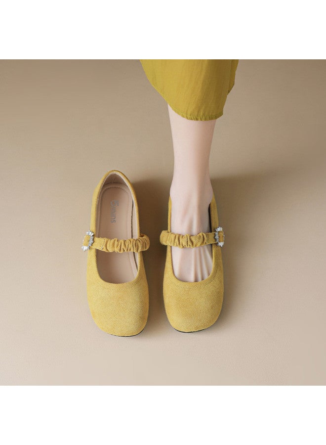 15MINS Spring-summer 2025 New Sweet Flat Mary Jane Shoes fruit Candy Color Palette lightweight Comfortable Women's Loafers - Image 4