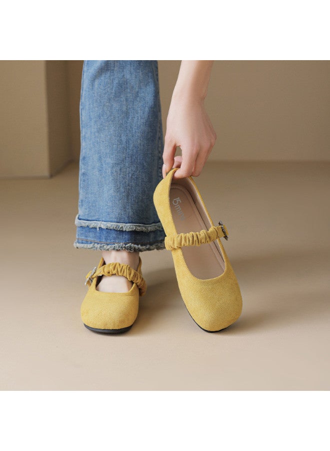 15MINS Spring-summer 2025 New Sweet Flat Mary Jane Shoes fruit Candy Color Palette lightweight Comfortable Women's Loafers - Image 5