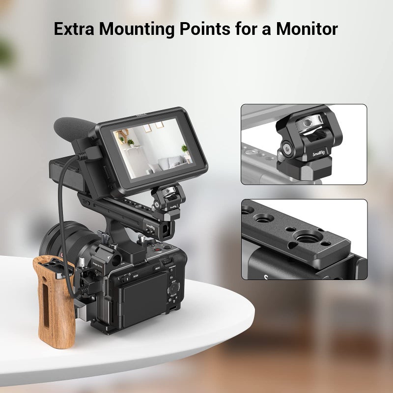 SmallRig FX3 / FX30 XLR Handle Extension Rig for Sony - MD3490 - Image 5