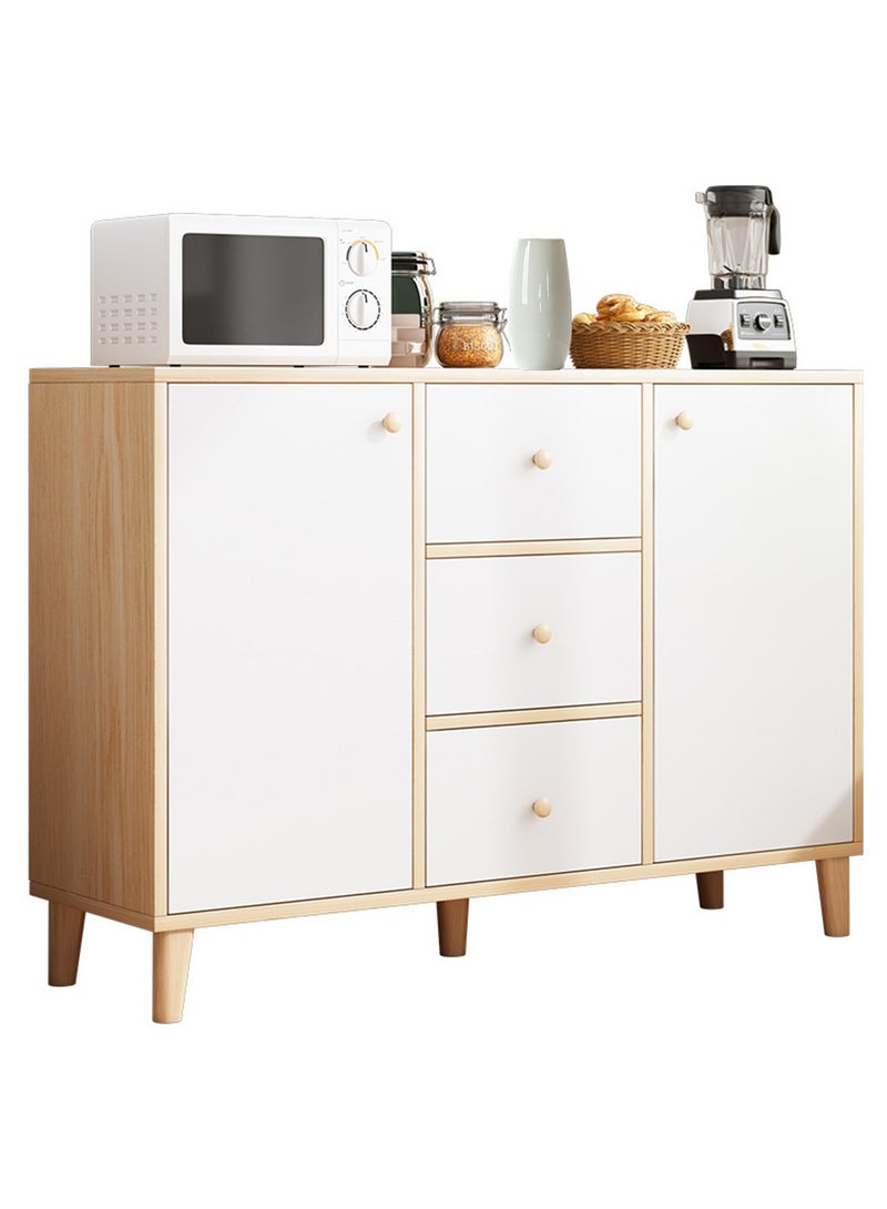 Sharpdo Coffee Corner,Kitchen Storage Cabinet,Sideboard,Coffee Corner with Door,Suitable for Kitchen, Living Room, Dining Room,Bedroom 100*30*80cm - Image 1