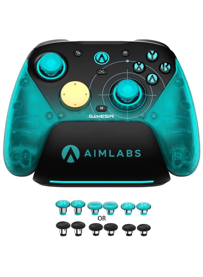 GameSir G7 Pro 8K Wireless Gaming Controller for PC, Aimlabs Edition, 8000Hz Polling Rate, TMR Anti-Drift Joysticks, Hall Effect Triggers, 2.4GHz & Wired Esports Gamepad with 3.5mm Audio Jack for Windows - Image 1