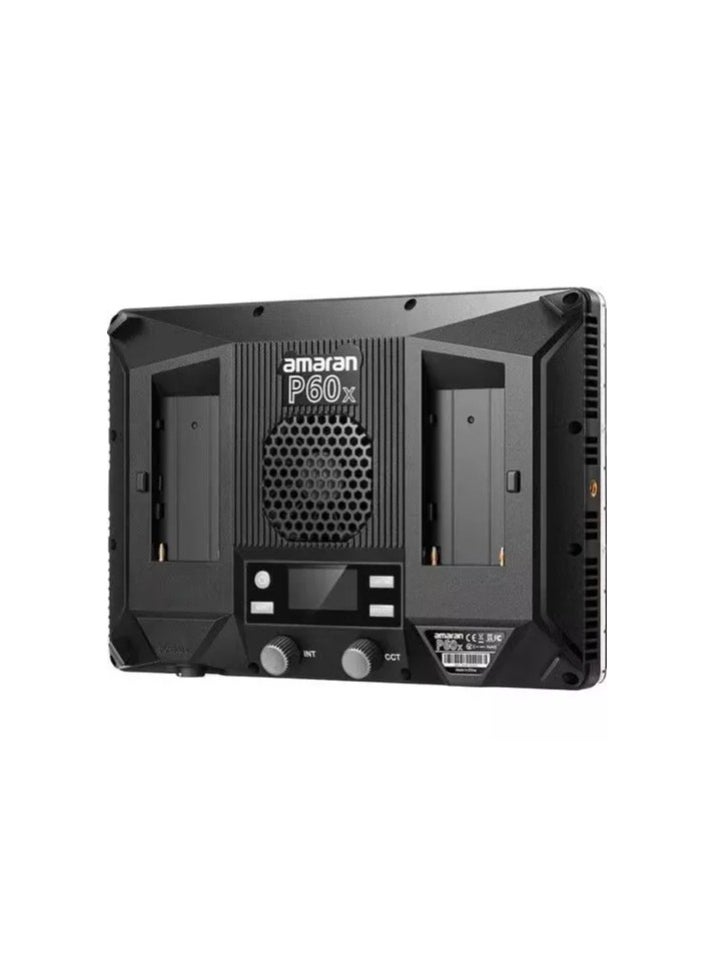 Aputure Aputure Amaran P60X 60W Bi-Color Lensed LED Panel – Adjustable 3200K–6500K CCT, Sidus Link App Control, Built-in Diffuser, Lighting Effects, Dual NP-F Battery Support, Softbox & Grid Included, Lightweight & Portable  - Image 2