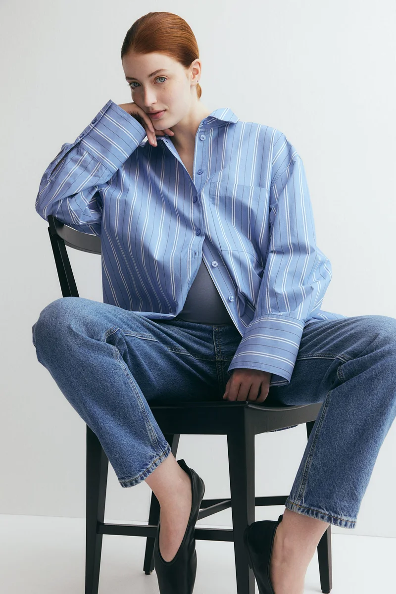 اتش اند ام MAMA Tapered jeans