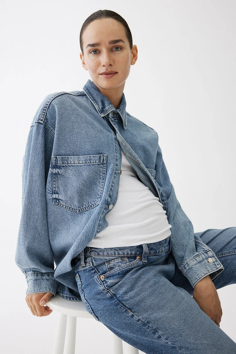 اتش اند ام MAMA Tapered jeans