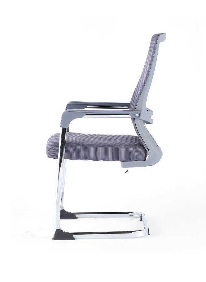 l'elefante Ergonomic Mesh Visitor Chair with Metal Frame – Comfortable Office Guest Chair with Padded Seat & Armrests – Sleek & Sturdy Design  - Image 4