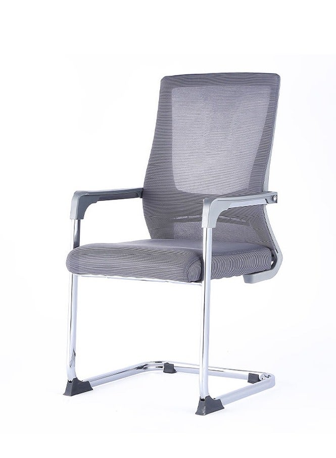 l'elefante Ergonomic Mesh Visitor Chair with Metal Frame – Comfortable Office Guest Chair with Padded Seat & Armrests – Sleek & Sturdy Design  - Image 3