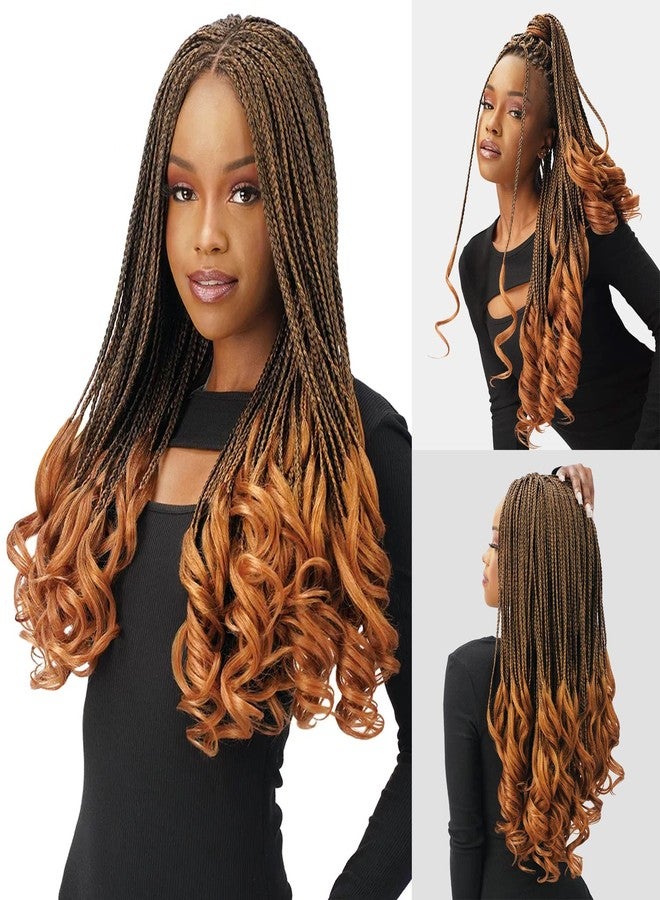Zury Royal Zury Crochet Braids Hand Made French Curl Braid 6X (SOM BURGUNDY) - Image 3