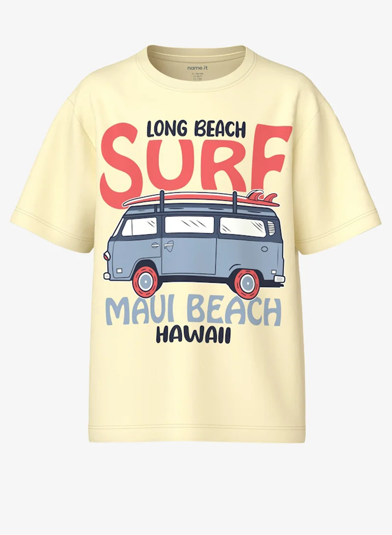 NAME IT Kids Graphic T-Shirt And Shorts Set