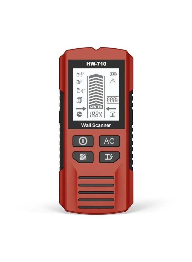 Red Digital Wall Detector Scanner for Metal Wood Stud AC Wire Cable PVC Pipe - Image 2